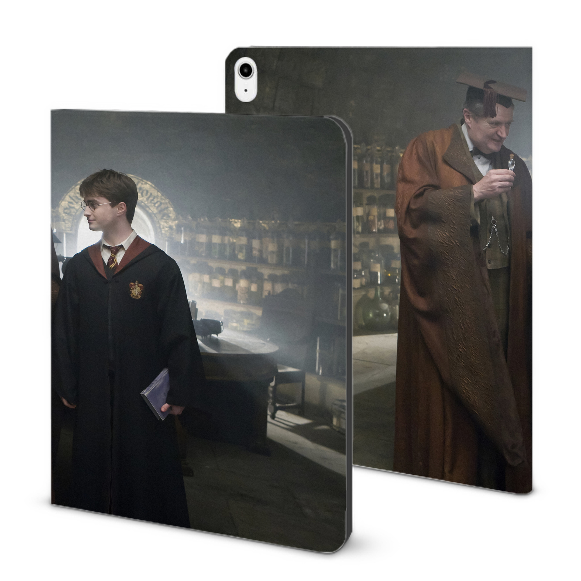（画像用） Harry Potter ハリー・ポッターシリーズ IPadケース ペンホルダー付き ブックスタイルデザイン